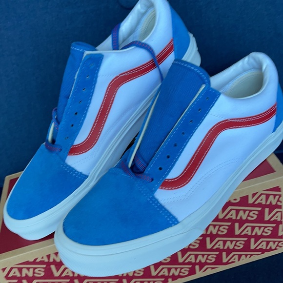 Vans WMNS Old Skool Sport Pop Vallartabl/Red Sneakers - Picture 6 of 16